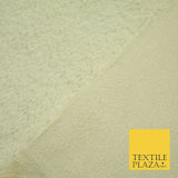Luxury Super Soft BUTTERCREAM Plush Suede Backed Short Pile Faux Fur Fabric 2318