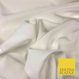 6 COLOURS - Luxury Plain Peachskin Powder Touch Fabric Dress Wedding Craft 58"
