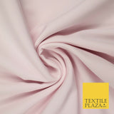 6 COLOURS - Luxury Plain Peachskin Powder Touch Fabric Dress Wedding Craft 58"