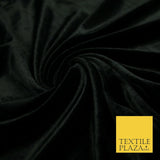 10 COLOURS - Soft Plain Velvet Velour Fabric Stretch Spandex Material - 65"