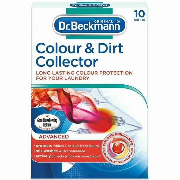 DR BECKMANN COLOUR & DIRT COLLECTOR - LONG LASTING COLOUR PROTECTION - 10 SHEETS