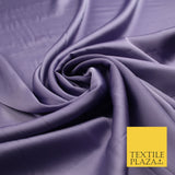 Dark Lilac Lavender Fine Silky Smooth Liquid Sateen Satin Dress Fabric Drape Lining Material 7858