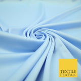 Blue Champagne Soft Smooth Plain Stretch Lycra Jersey Fabric ITY Dress Craft