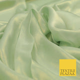 MINT GREEN Fine Silky Metallic Shimmer Satin Georgette Dress Fabric Drape 1429