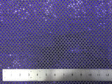6mm Sequin Hologram Fabric - Shiny Sparkly Fancy Dress Dance -Per Metre - PURPLE