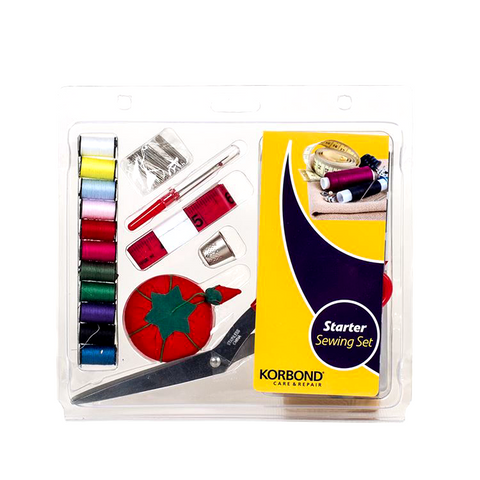 KORBOND JUMBO SEWING KIT - Beginner Pack  Scissors Essential Hobby Craft 160946