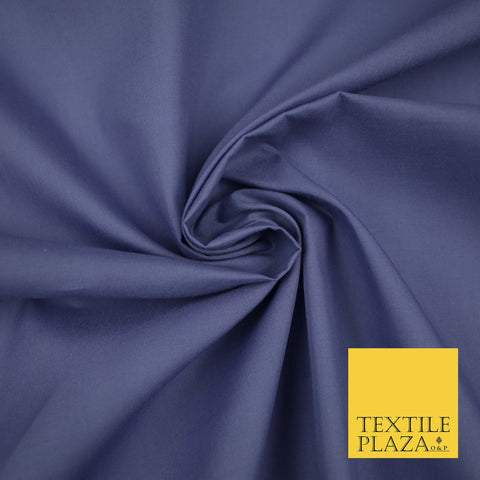 MAUVE LILAC Premium Plain Polycotton Dyed Fabric Dress Craft Material 44" 3530