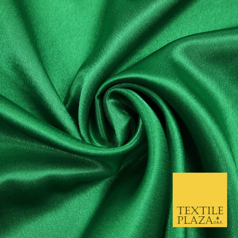 EMERALD GREEN Plain Solid Crepe Back Satin Fabric Material Dress Bridal 58" 5927