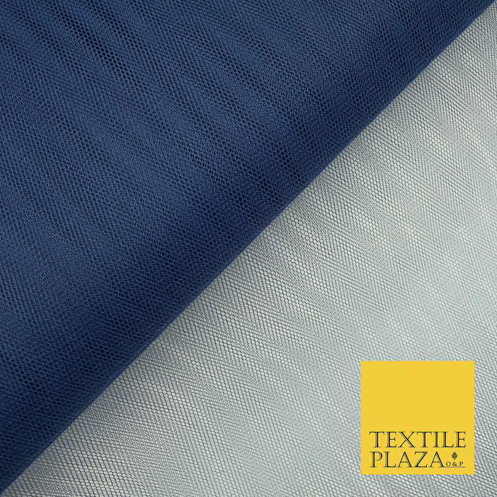 NAVY BLUE Premium Quality Tutu Bridal Dress Stiff Net Fabric Tulle Material 60" 5947