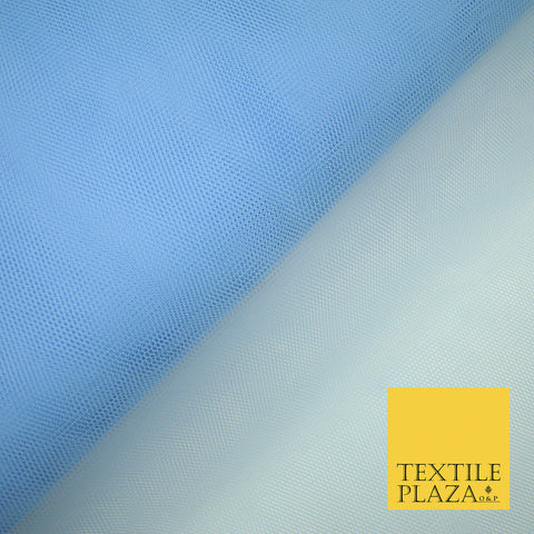 BABY BLUE Premium Quality Tutu Bridal Dress Stiff Net Fabric Tulle Material 60" 5964