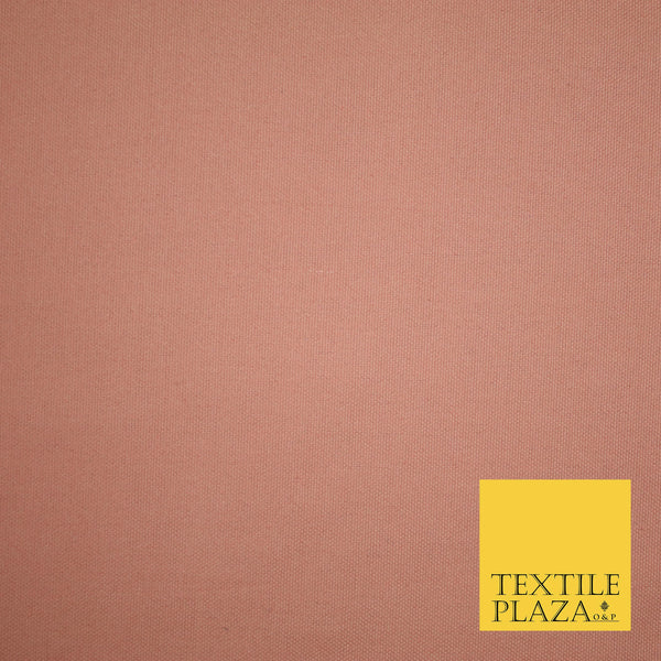 ROSE / DUSTY PINK Premium Plain 100% Cotton Canvas Fabric