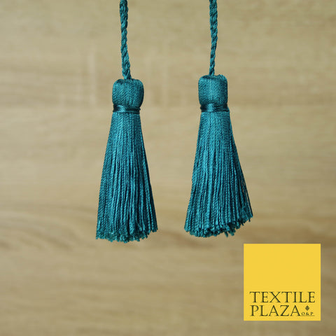 LIGHT JADE / TEAL Luxury Silk Soft Thread Tassels Latkans Cushion Sewing Craft Curtains T167