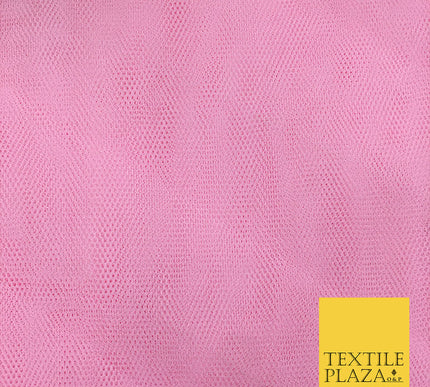 LIGHT PINK Premium Dress Net - Tutu Tulle Fairy Wedding Craft Mesh-136cm 2316