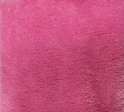 Soft Plain Cuddle Fleece Double Sided Fabric - PINK 58"- More Colours - RA73
