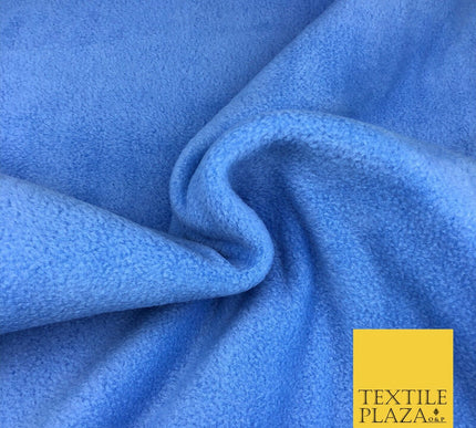 Plain BLUE Premium Antipill Soft Polar Fleece Baby Kids Blanket 150cm R972