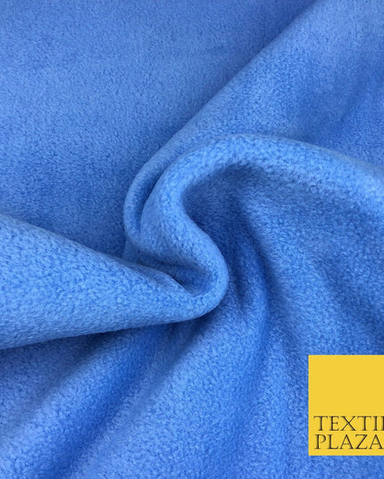 Plain BLUE Premium Antipill Soft Polar Fleece Baby Kids Blanket 150cm R972