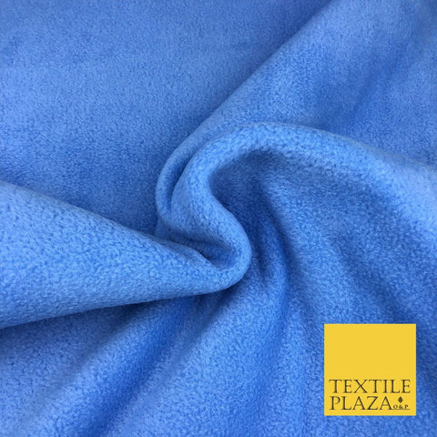 Plain BLUE Premium Antipill Soft Polar Fleece Baby Kids Blanket 150cm R972