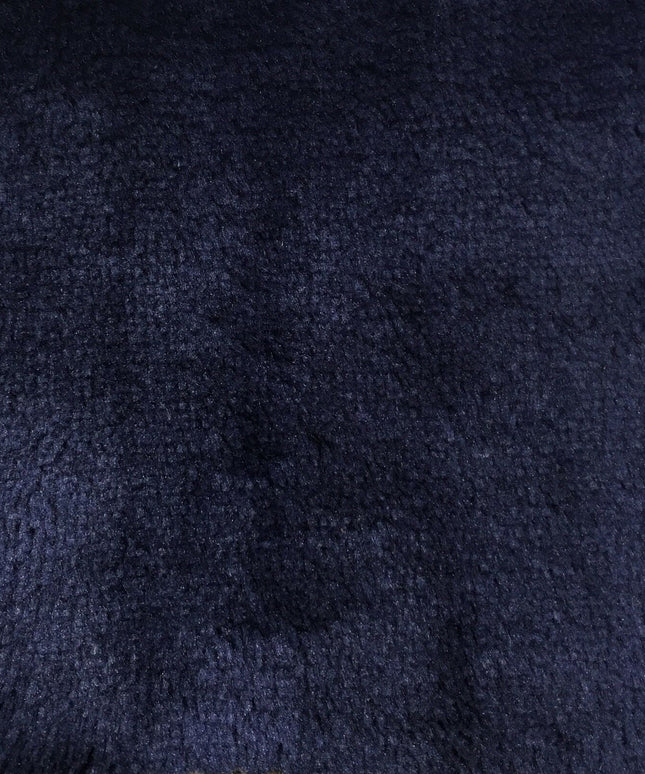 Soft Plain Cuddle Fleece Double Sided Fabric - NAVY 58" - More Colours - RA72
