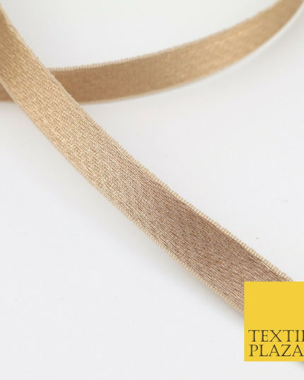 COPPER BROWN 18 Mtr Plain Woven Satin Ribbon 13mm Trimming Border Lace X276