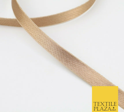 COPPER BROWN 18 Mtr Plain Woven Satin Ribbon 13mm Trimming Border Lace X276