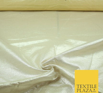 Silver Gold Reversible Shimmer Metallic Foil Shiny LAME Banarsi DressFabric 2281