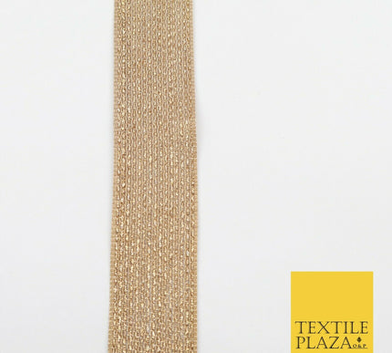Gold Glitter Sparkle Lines Trimming Border Ribbon Indian Ethnic Trim Lace X279