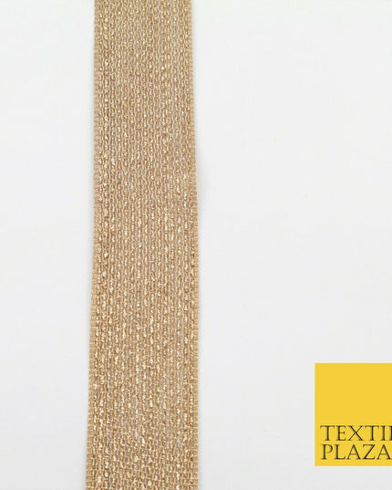 Gold Glitter Sparkle Lines Trimming Border Ribbon Indian Ethnic Trim Lace X279