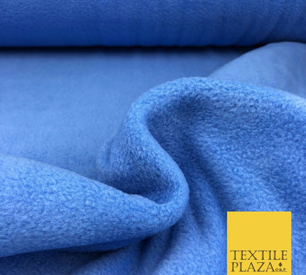 Plain BLUE Premium Antipill Soft Polar Fleece Baby Kids Blanket 150cm R972