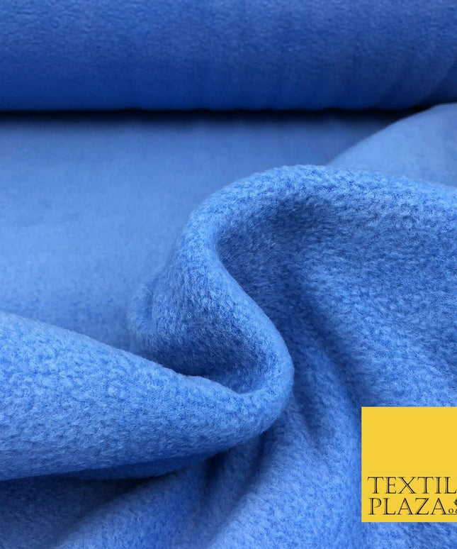 Plain BLUE Premium Antipill Soft Polar Fleece Baby Kids Blanket 150cm R972