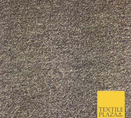 Brown Marl Static Premium Polyester Wool Fabric Material Soft Craft Dress Q968