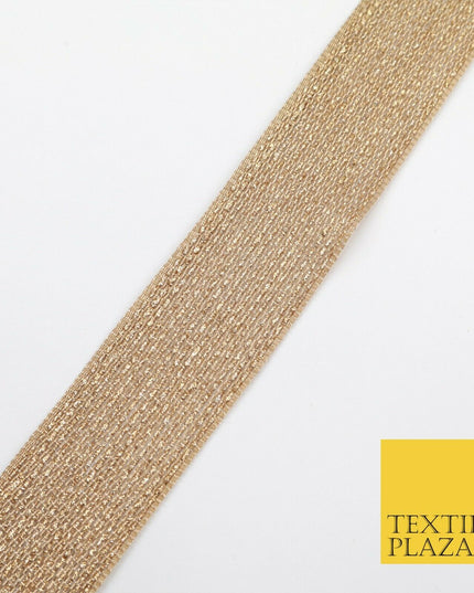 Gold Glitter Sparkle Lines Trimming Border Ribbon Indian Ethnic Trim Lace X279
