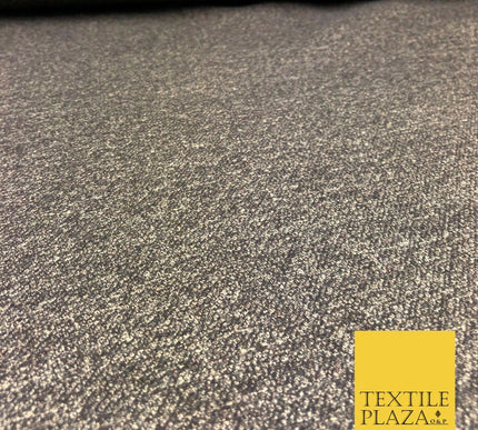 Brown Marl Static Premium Polyester Wool Fabric Material Soft Craft Dress Q968