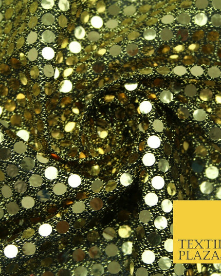 Glitzy 5mm Sequin Hologram Stretch Fabric Shiny Sparkly FancyDress Dance Costume