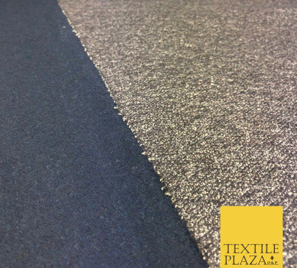 Brown Marl Static Premium Polyester Wool Fabric Material Soft Craft Dress Q968