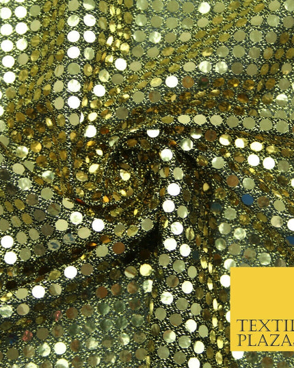 Glitzy 5mm Sequin Hologram Stretch Fabric Shiny Sparkly FancyDress Dance Costume