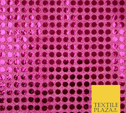 Glitzy 5mm Sequin Hologram Stretch Fabric Shiny Sparkly FancyDress Dance Costume