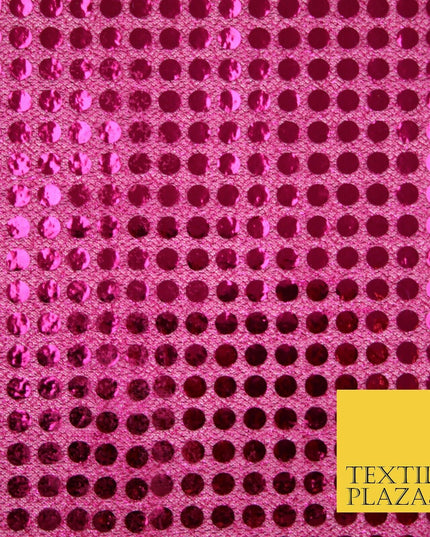 Glitzy 5mm Sequin Hologram Stretch Fabric Shiny Sparkly FancyDress Dance Costume
