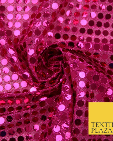 Glitzy 5mm Sequin Hologram Stretch Fabric Shiny Sparkly FancyDress Dance Costume