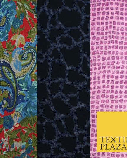New High Quality Floral Abstract Paisley Animal Printed Georgette Dress Fabric