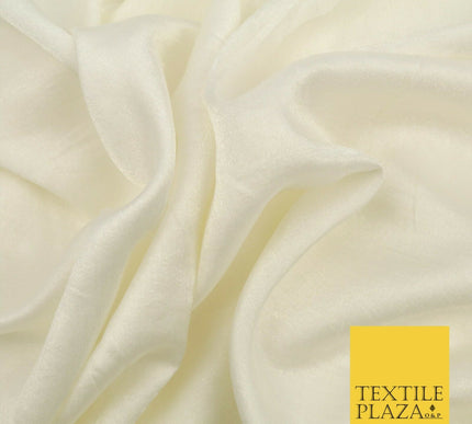 IVORY CREAM Soft Smooth Silky Shimmer Polyester Woven Fabric Lining Salwar 1514