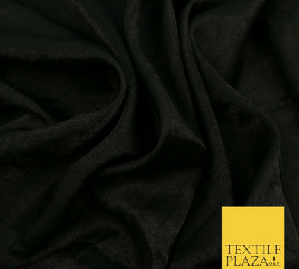 BLACK Soft Smooth Silky Shimmer Polyester Woven Fabric Lining Salwar 1507