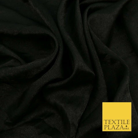 BLACK Soft Smooth Silky Shimmer Polyester Woven Fabric Lining Salwar 1507