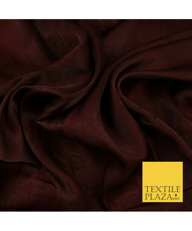 DEEP MAROON Soft Smooth Silky Shimmer Polyester Woven Fabric Lining Salwar 1506