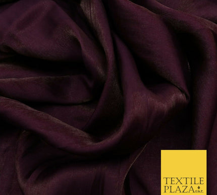 DARK MAUVE Soft Smooth Silky Shimmer Polyester Woven Fabric Lining Salwar 1503