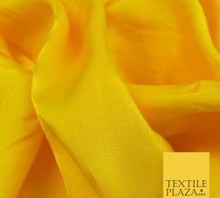 YELLOW Soft Smooth Silky Shimmer Polyester Woven Fabric Lining Salwar 1499