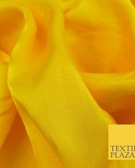 YELLOW Soft Smooth Silky Shimmer Polyester Woven Fabric Lining Salwar 1499
