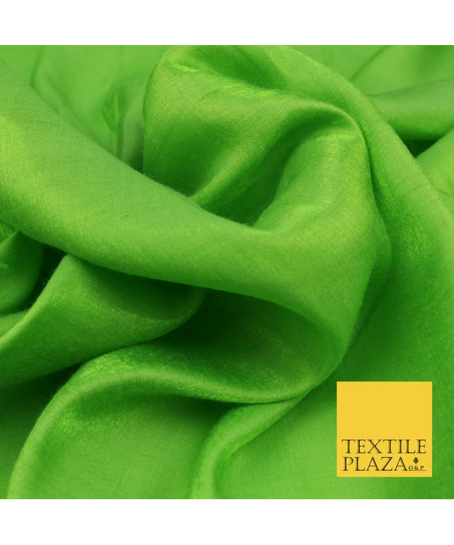 PARROT GREEN Soft Smooth Silky Shimmer Polyester Woven Fabric Lining Salwar 1500