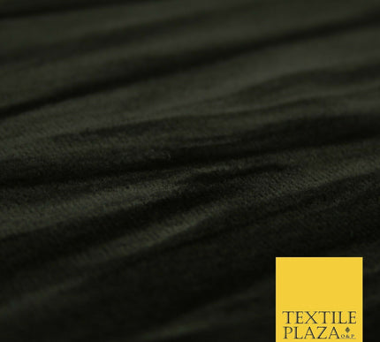 Premium Dark Cocoa Brown Weathered Creased Velour Fabric 69" Super Wide 2220