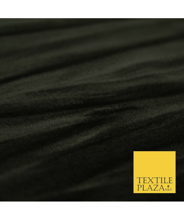 Premium Dark Cocoa Brown Weathered Creased Velour Fabric 69" Super Wide 2220