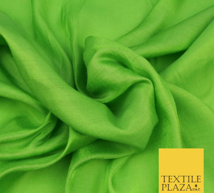 PARROT GREEN Soft Smooth Silky Shimmer Polyester Woven Fabric Lining Salwar 1500